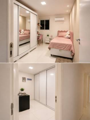 Apartamento totalmente reformado, nascente, extremamente ventilado e pronto para morar.