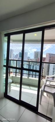 Vendo apartamento em boa viagem na navegantes, andar alto, vista mar,02 Qts, Varanda,