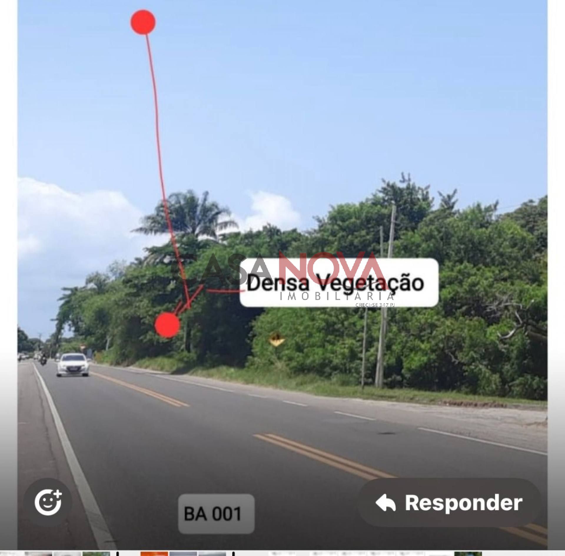 Terreno na Ilha de Itaparica com área total de 214.500 m²