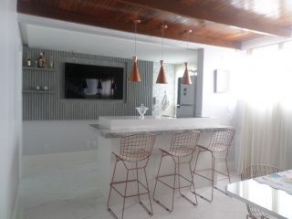 Cobertura triplex mobiliada,VISTA MAR, em Avenida Beira Mar