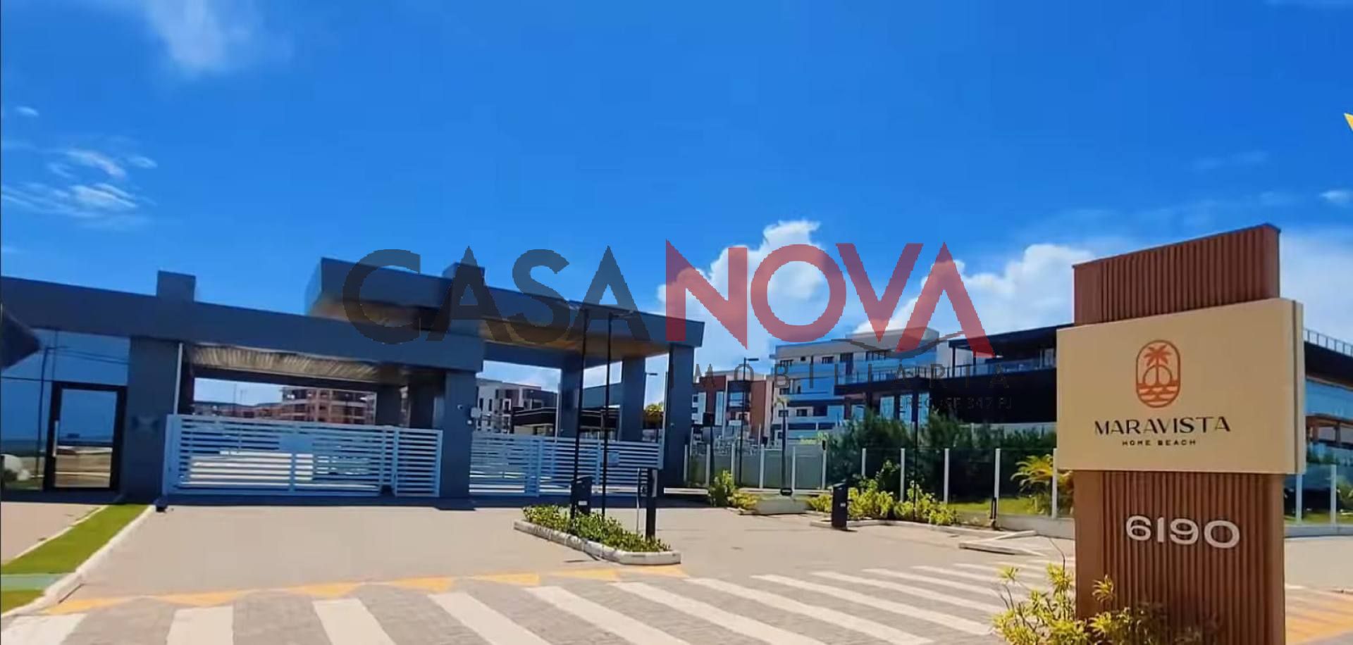Apartamento com frente mar na Aruana