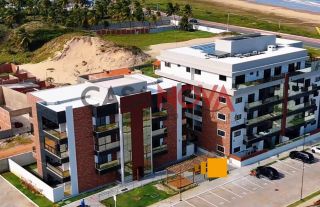 Apartamento com frente mar na Aruana