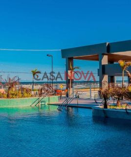 Apartamento com frente mar na Aruana
