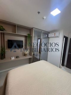 Flat mobiliado para locação no Heron Marinho Business & Living