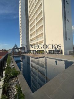 Apartamento de dois quartos com área de lazer completa