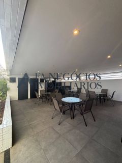 Apartamento de dois quartos com área de lazer completa