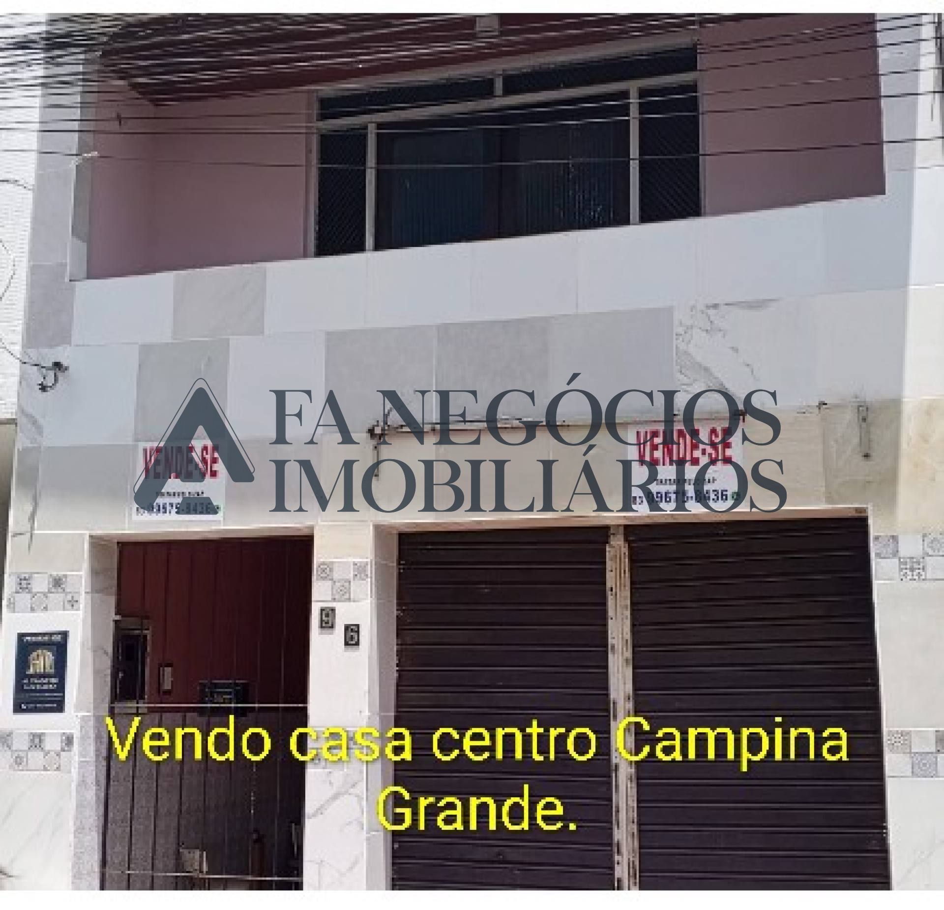 Vendo casa Centro Campina, ótimo para ponto comercial.
