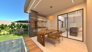 Casa em construção no cond. Maluí Residence, 3/4 sendo 1 suíte - Barra dos Coqueiros