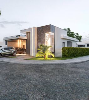 Casa em construção no cond. Maluí Residence, 3/4 sendo 1 suíte - Barra dos Coqueiros