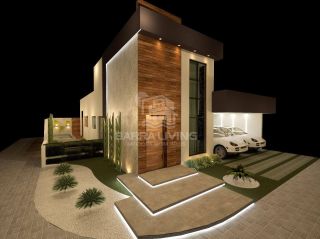 Casa na planta no cond. Padang Beach, com 3/4 sendo 1 suíte - Barra dos Coqueiros