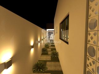 Casa na planta no cond. Padang Beach, com 3/4 sendo 1 suíte - Barra dos Coqueiros