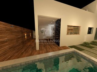 Casa na planta no cond. Padang Beach, com 3/4 sendo 1 suíte - Barra dos Coqueiros