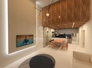 Casa na planta no cond. Padang Beach, com 3/4 sendo 1 suíte - Barra dos Coqueiros