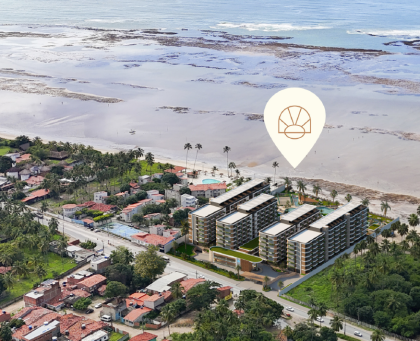 Vendo lindo apartamento à beira-mar de Peroba, Maragogi.