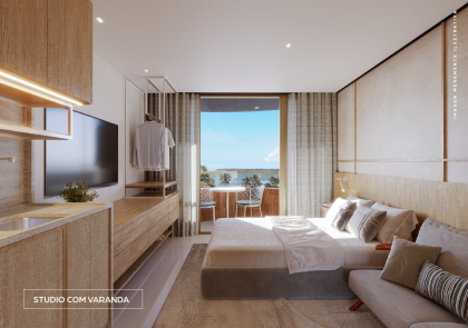 Vendo lindo apartamento à beira-mar de Peroba, Maragogi.