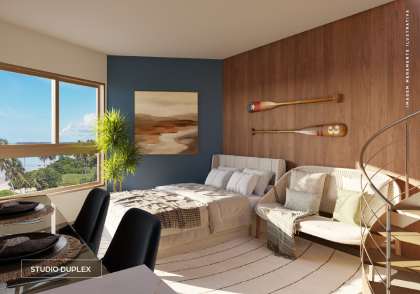 Vendo lindo apartamento à beira-mar de Peroba, Maragogi.