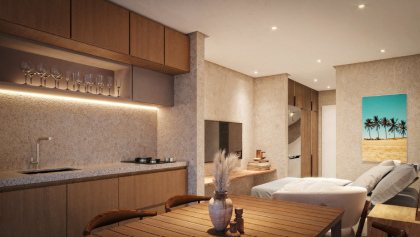 Seja um investidor na Rota dos Milagres, em apartamento com alta rentabilidade à beira-mar.