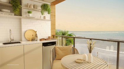 Vendo lindo flat à beira-mar de Candeias, no melhor trecho de mar para banho e com segurança.