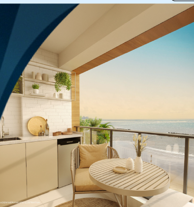 Vendo lindo flat à beira-mar de Candeias, no melhor trecho de mar para banho e com segurança.