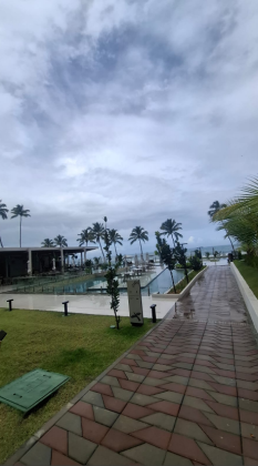 REPASSE de lindo apartamento cobertura pronto,  à beira-mar de Muro Alto, abaixo do preço de tabela