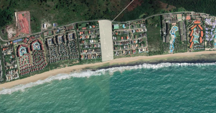 REPASSE de lindo apartamento cobertura pronto,  à beira-mar de Muro Alto, abaixo do preço de tabela