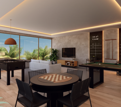 Repasse de apartamento à beira-mar de Tamandaré com 2 quartos e lazer completo, com entrega em breve