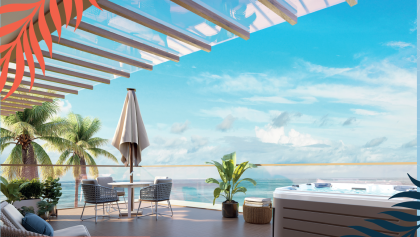 Repasse de apartamento à beira-mar de Tamandaré com 2 quartos e lazer completo, com entrega em breve