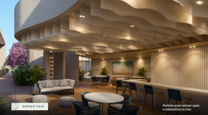  Repasse de apartamento de 2 quartos à beira-mar de Carneiros, em condomínio de alto padrão.