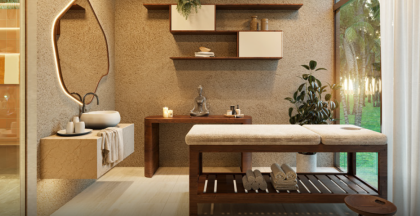  Repasse de apartamento de 2 quartos à beira-mar de Carneiros, em condomínio de alto padrão.