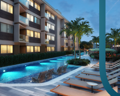  Repasse de apartamento de 2 quartos à beira-mar de Carneiros, em condomínio de alto padrão.