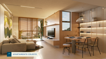  Repasse de apartamento de 2 quartos à beira-mar de Carneiros, em condomínio de alto padrão.