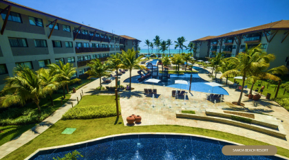 Vendo fantástico apartamento pronto, novo e 100% mobiliado à beira-mar de Muro Alto