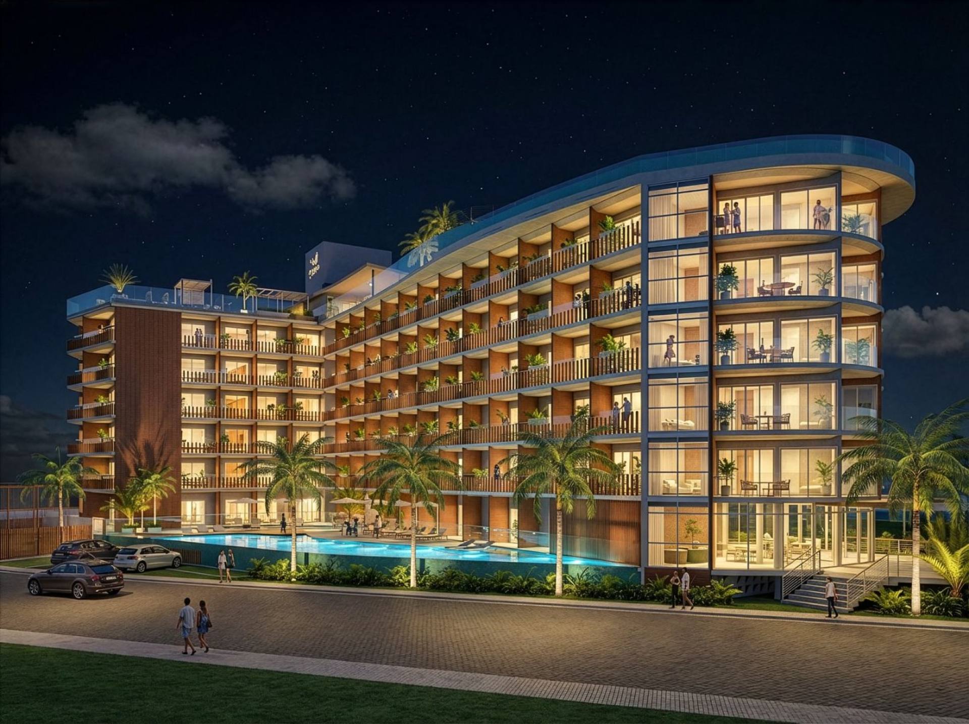 Flats Studios com Varanda e Vista Mar para Investidores em Tamandaré