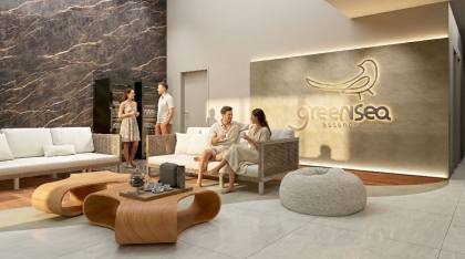 Excelentes Flats Studios com Varanda e Vista Mar na Praia de Tamandaré