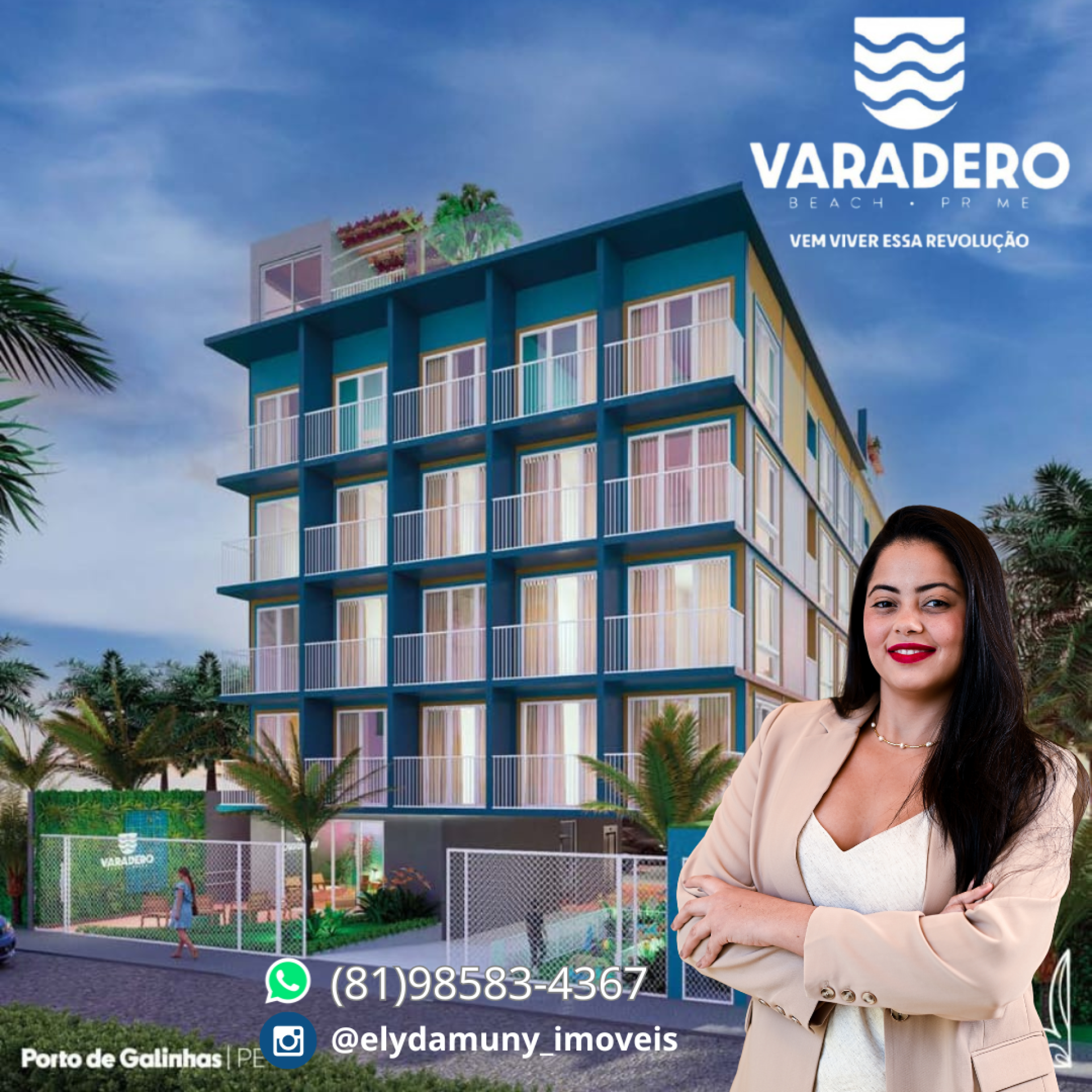 Flats Studios em Porto de Galinhas com Lazer para Rentabilizar