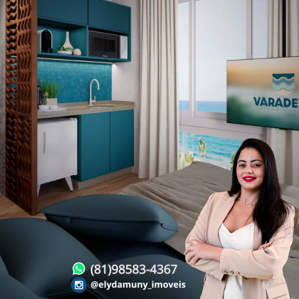 Flats Studios em Porto de Galinhas com Lazer para Rentabilizar