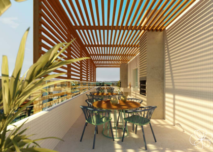 Excelente oportunidade em apartamento studio PRONTO, a 50 metros do mar, para uso ou investimento, no melhor trecho de praia de Tamandaré, Campas