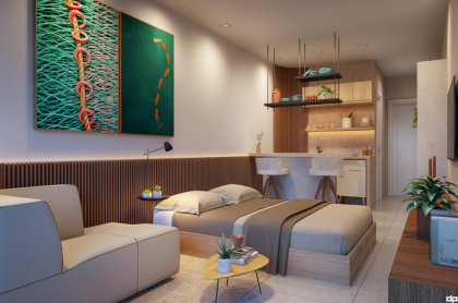 Oportunidade de apartamento pronto para rentabilizar em Tamandaré, a poucos metros da nova orla.