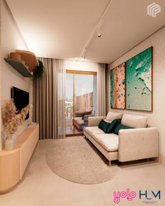 Flat com 1 quarto na beira mar de Maragogi - Entrega em Março 2027