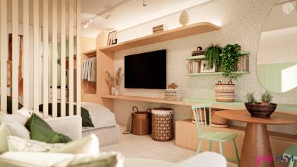 Flat com 1 quarto na beira mar de Maragogi - Entrega em Março 2027