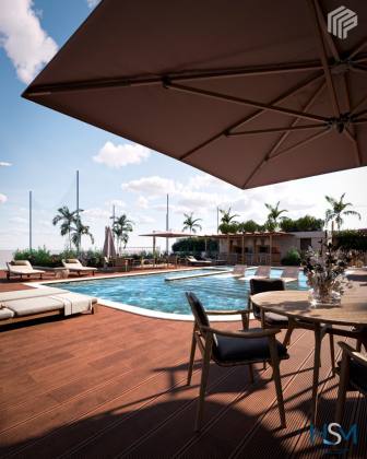 Flat com 1 quarto na beira mar de Maragogi - Entrega em Março 2027