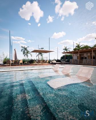 Flat com 1 quarto na beira mar de Maragogi - Entrega em Março 2027