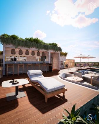 Flat com 1 quarto na beira mar de Maragogi - Entrega em Março 2027