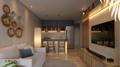 Grande oportunidade de repasse de apartamento com 2 quartos, à beira-mar do melhor trecho de Praia de Tamandaré