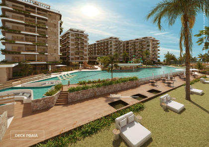 Últimas unidades no Gran Resort Maragogi, beira-mar de Peroba, para uso ou investimento com alta valorização.