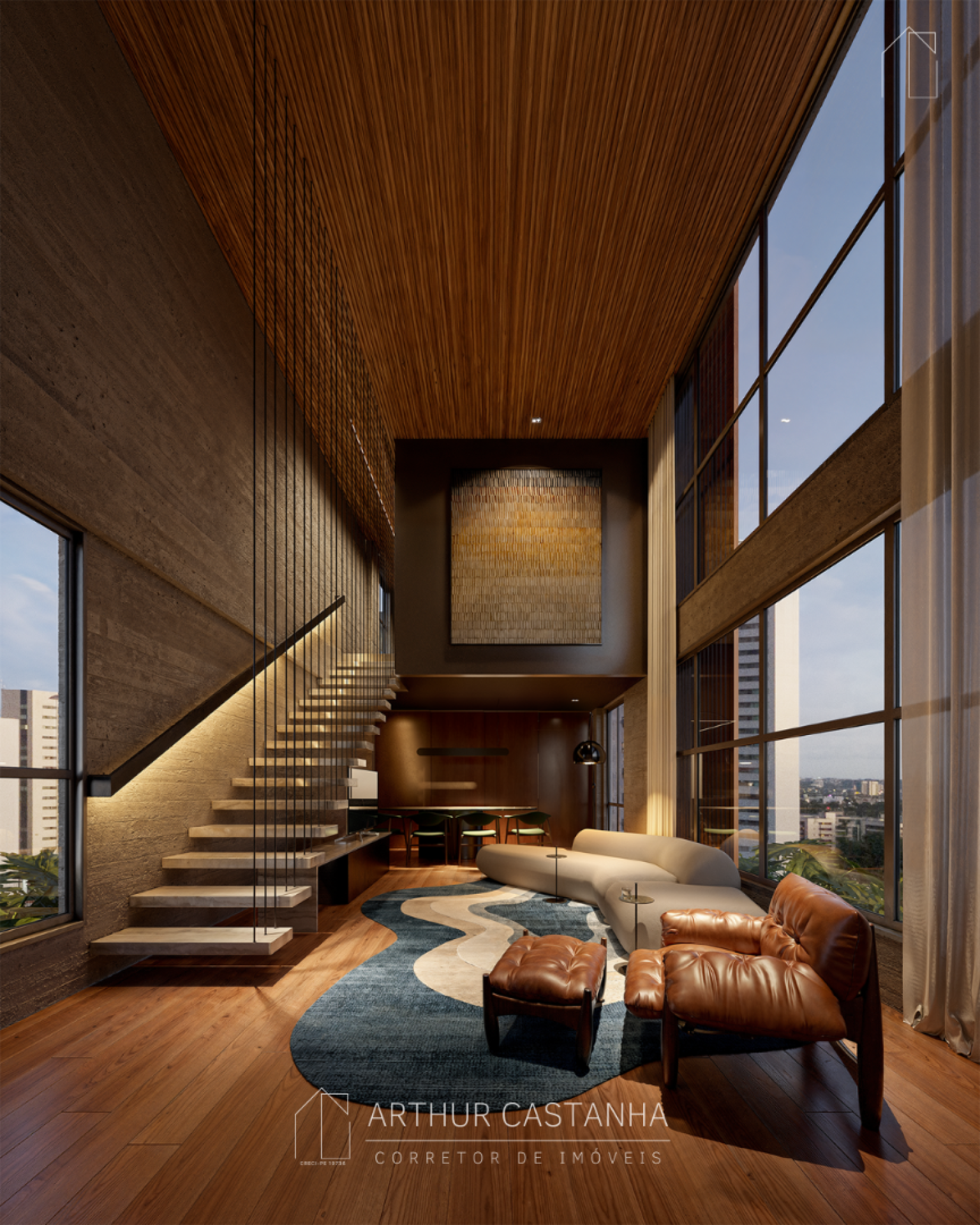 Apartamento Duplex em Casa Forte com 3 suítes na Estrada das Ubaias