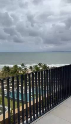 Oportunidade de apartamento na Reserva do Paiva, à beira-mar, com vista livre e total conforto e sofisticação.