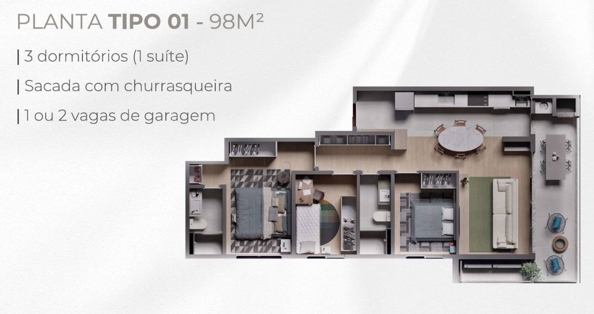 Edifício Villa Maris – Apartamentos na Planta no Centro de Guaratuba com Vista e Rooftop