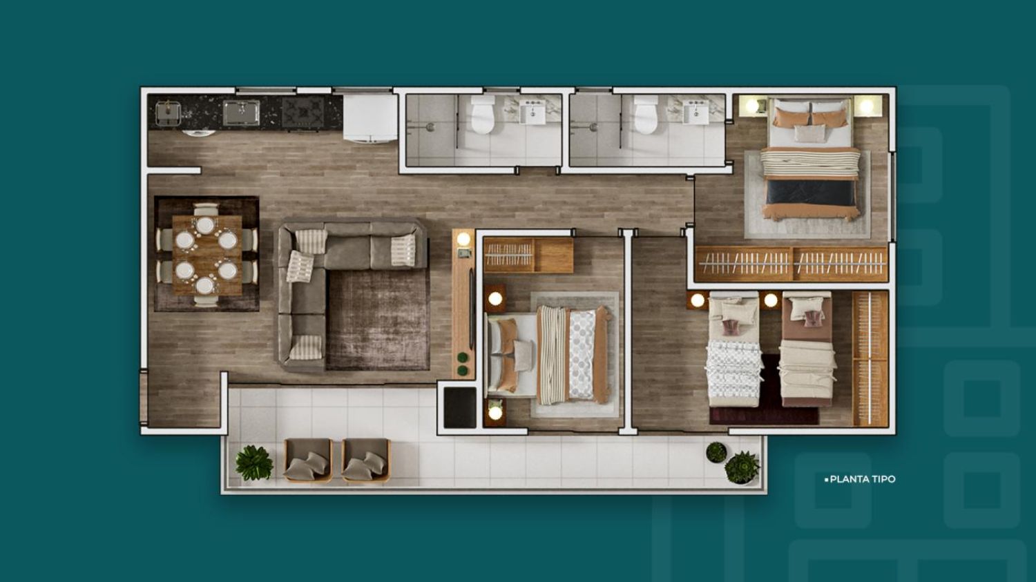 Apartamento no bairro Centro