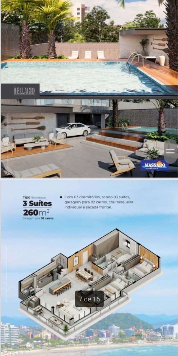 Apartamento no bairro Praia das Pedras